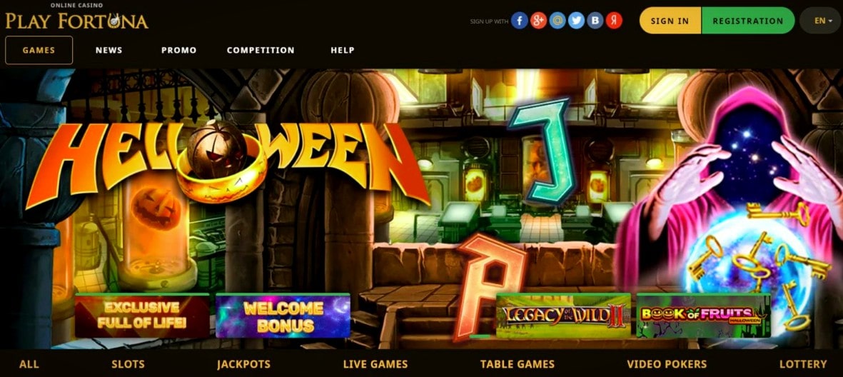 Игры казино Плэй Фортуна